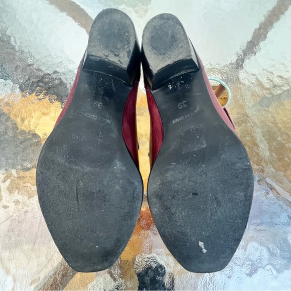 Dorking by Fluchos Merlot Slip On Block Heel Shoes - Picture 13 of 16